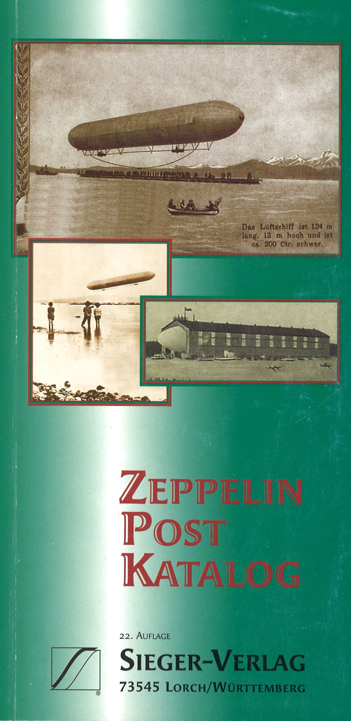 SIEGER Zeppelin Post Katalog (22. Auflage 2001) · Phil*Creativ GmbH