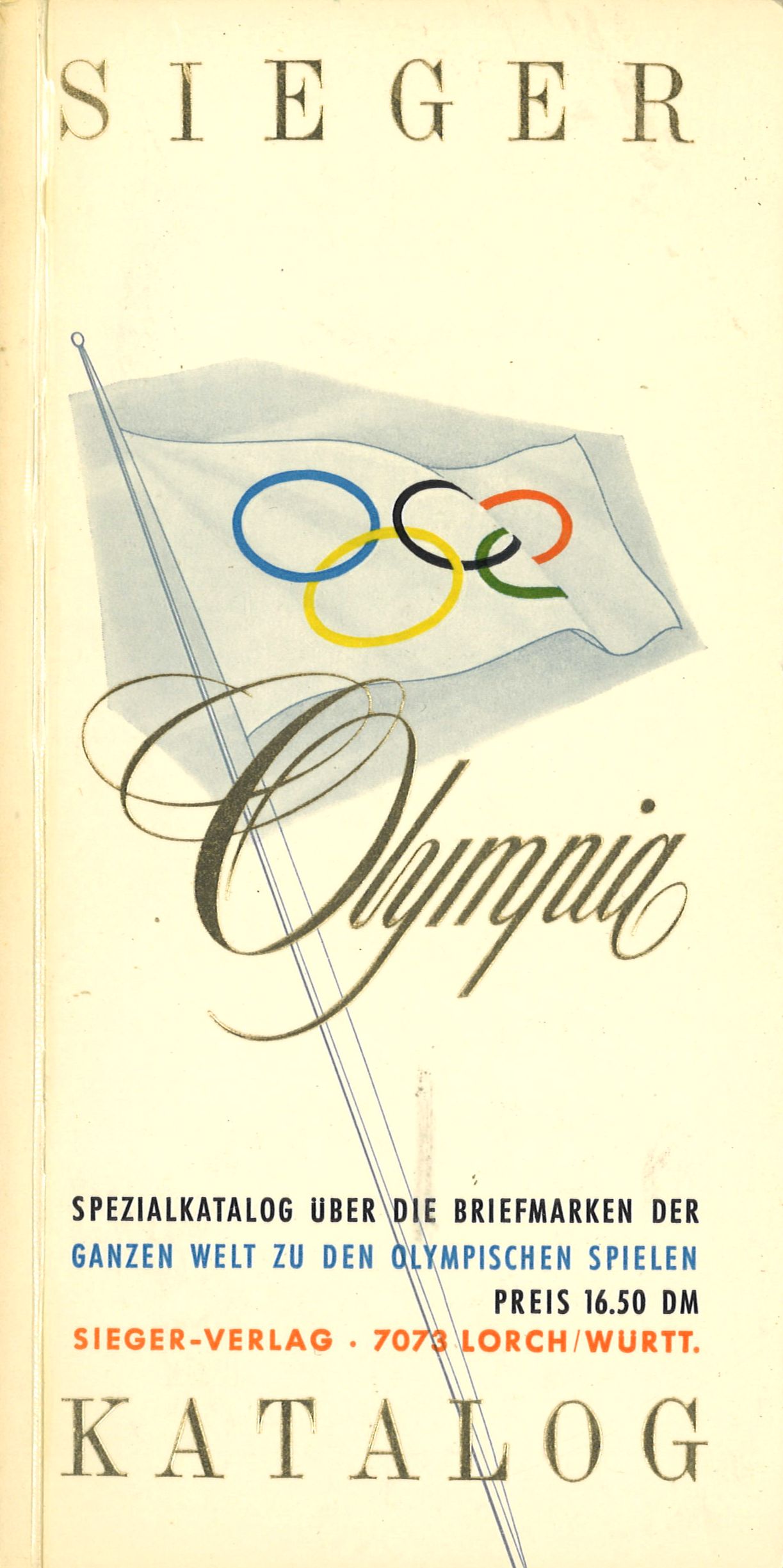 SIEGER Olympia BriefmarkenSpezialKatalog (2. Aufl.) · Phil*Creativ