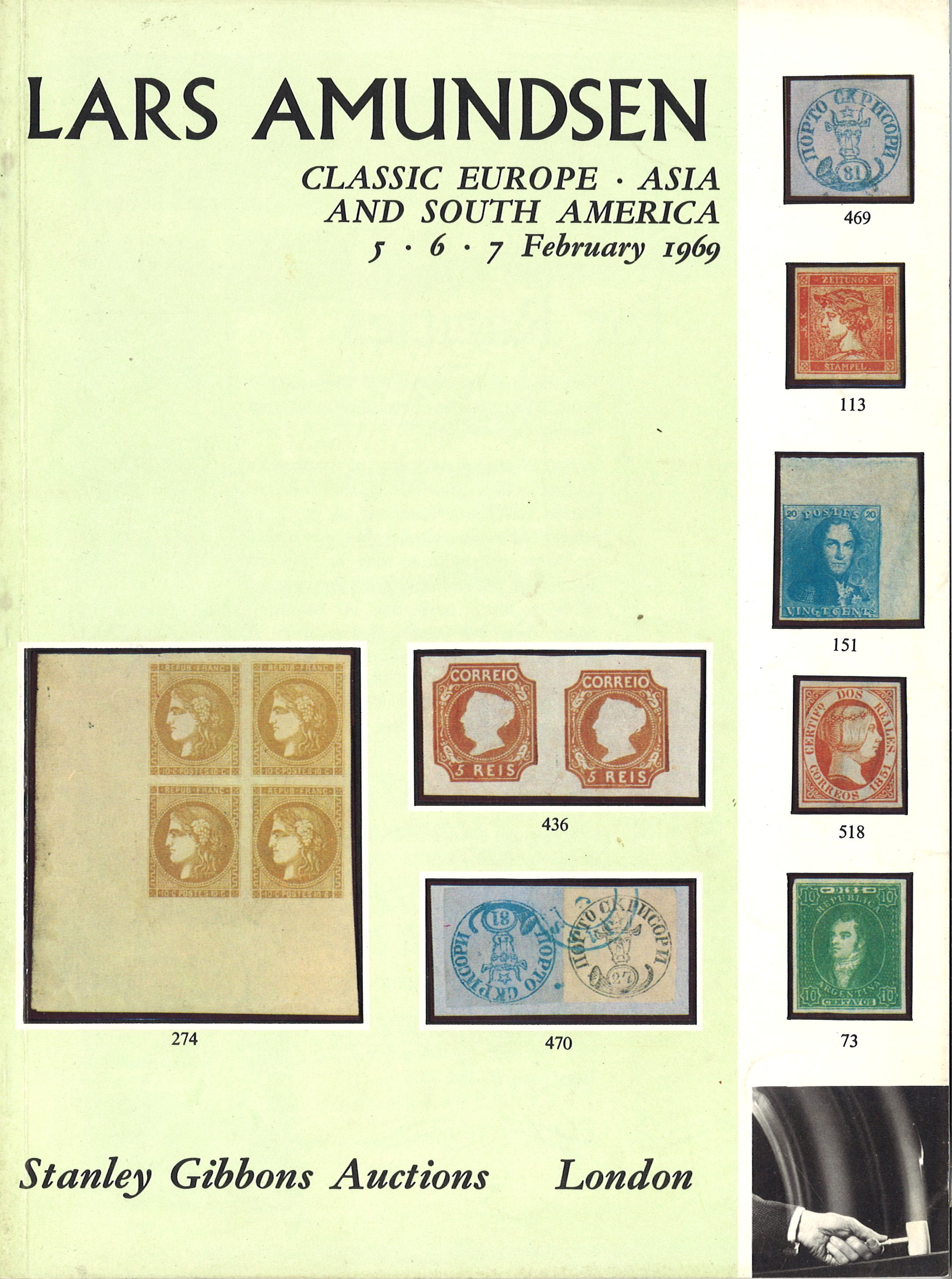 Stanley Gibbons Auctions Amundsen und ConnoisseurSale 1967/1969 (2