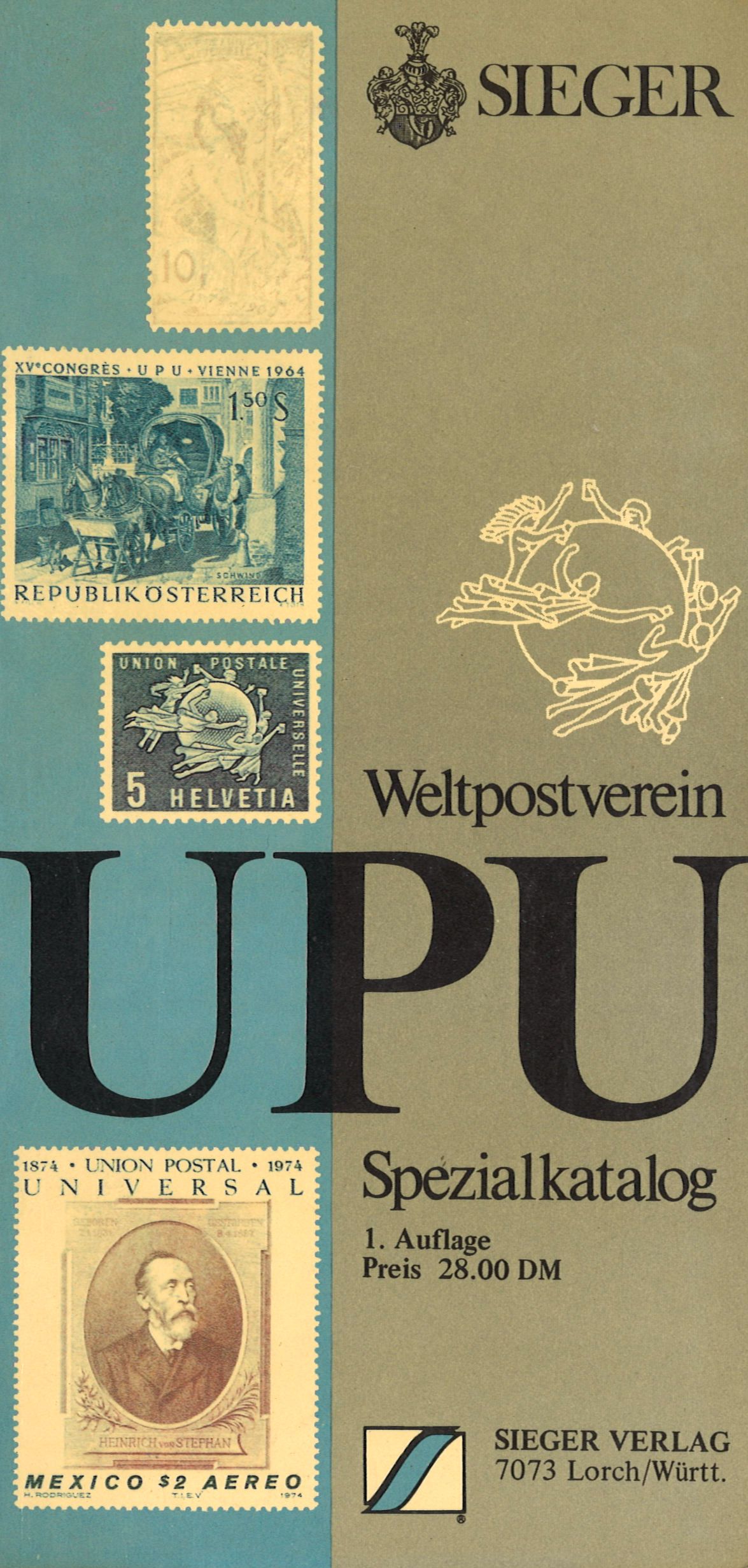 SIEGER Zeppelin Post Katalog (20 und 21. Auflage) + UPUKatalog (1