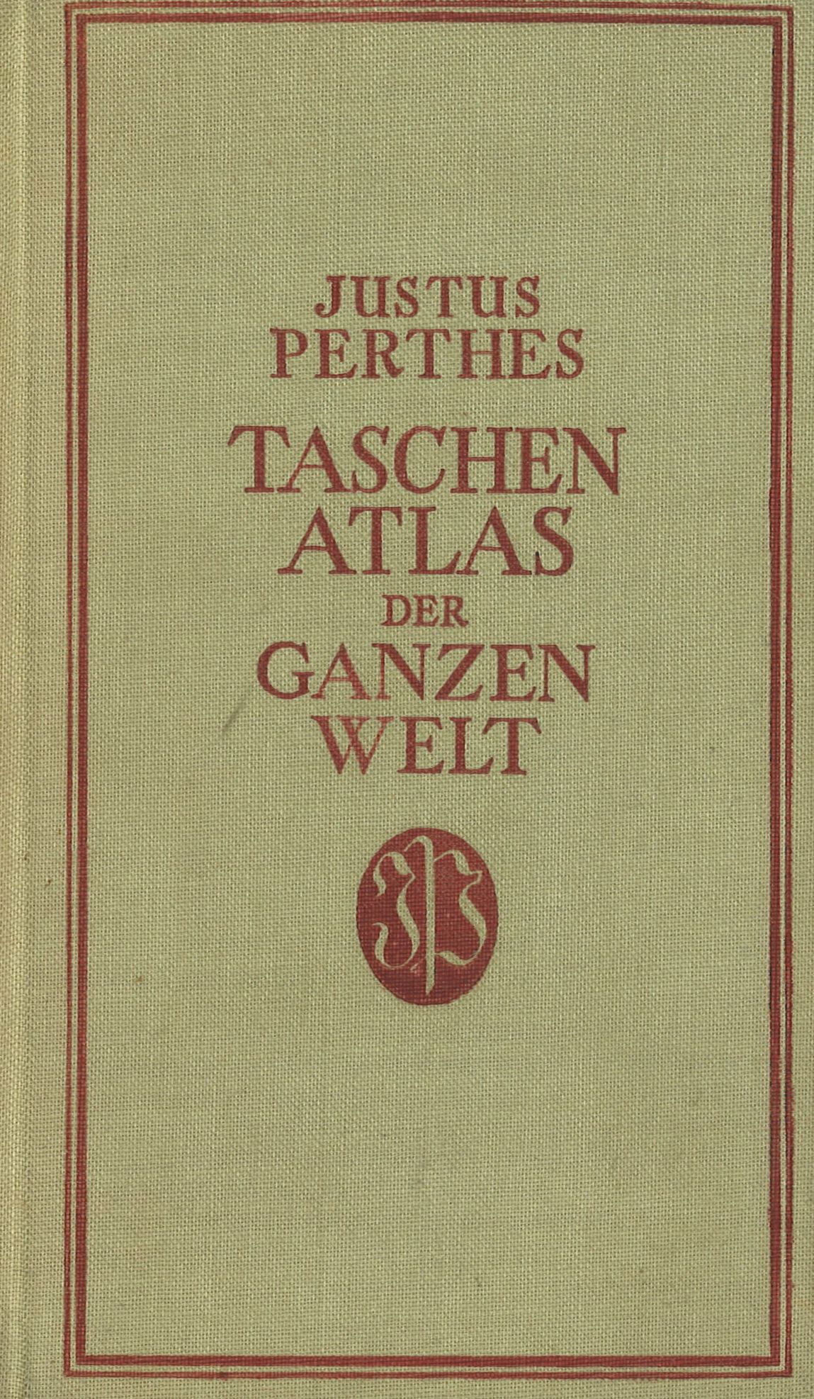 Justus Perthes' Taschenatlas der ganzen Welt (1952) ex libris Norbert